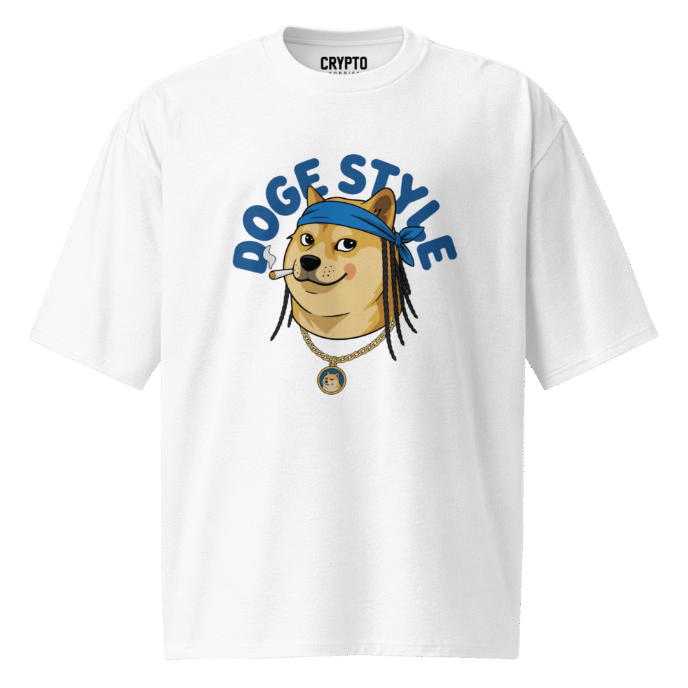 oversized heavyweight t shirt white front 689cae3b99499 - Doge Style Oversized T-Shirt