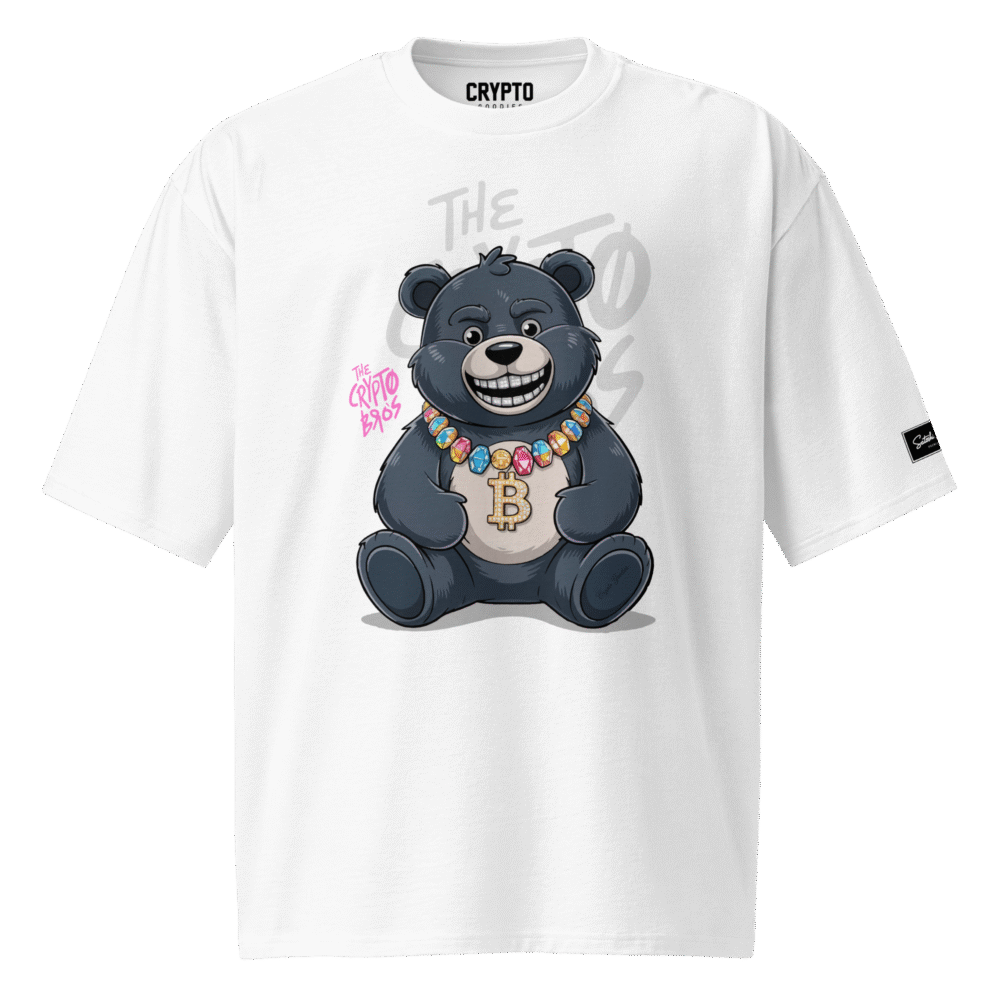 oversized heavyweight t shirt white front 68ac879c1ecd3 - Bitcoin Bro Oversized T-Shirt