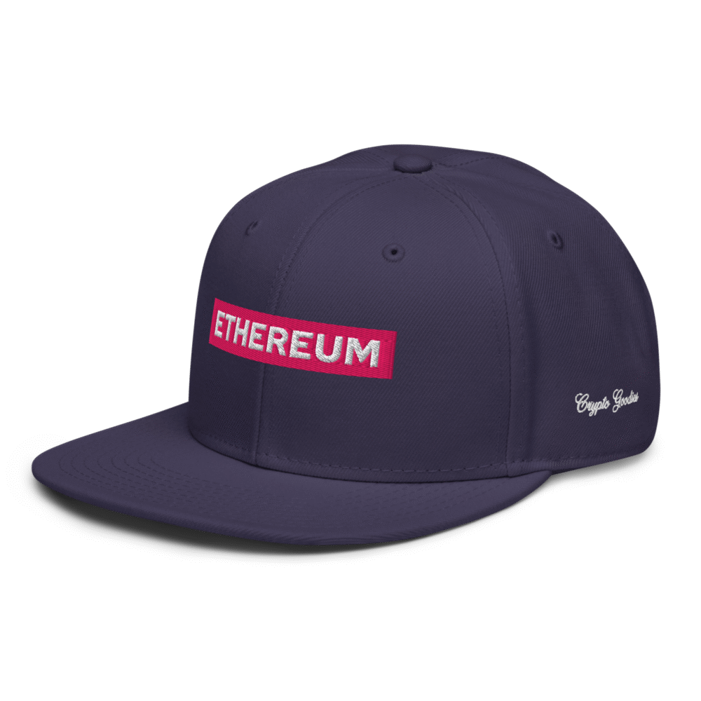 Ethereum Snapback Hat - Image 3
