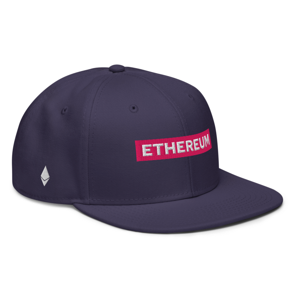 Ethereum Snapback Hat - Image 2