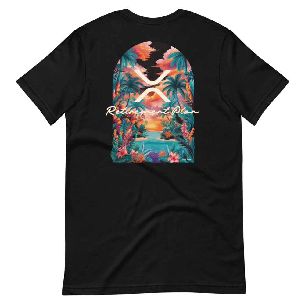 unisex staple t shirt black back 68adf74150e7d - XRP: Retirement Plan T-Shirt
