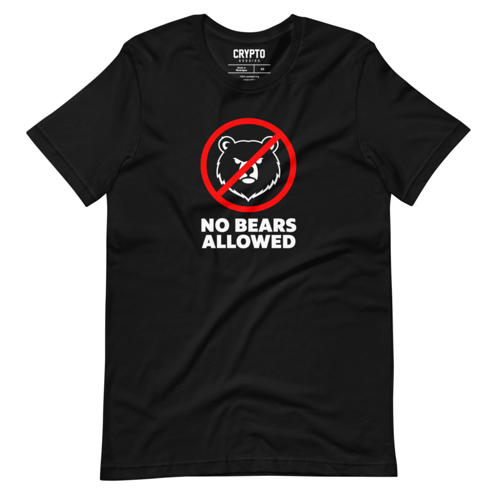 unisex staple t shirt black front 689ca30baa589 - No Bears Allowed T-Shirt