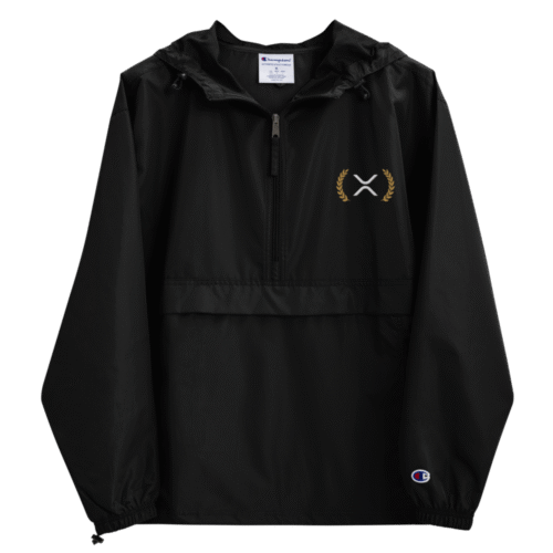 XRP: Laurel Leaves Embroidered Champion Packable Jacket