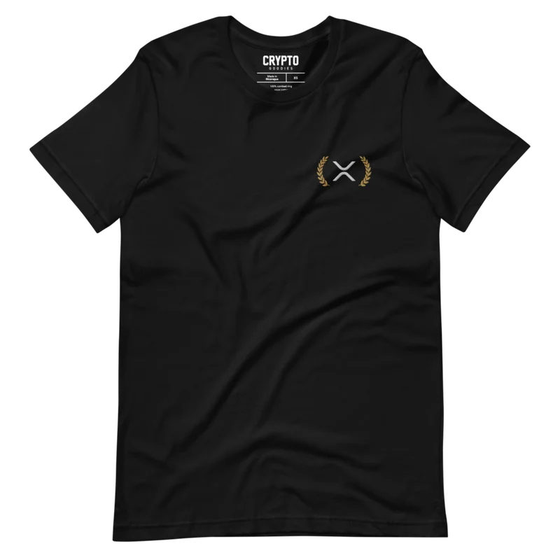 Xrp Laurel Leaves Embroidery T-Shirt