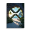 XRP Paradise — Tropical Escape Poster