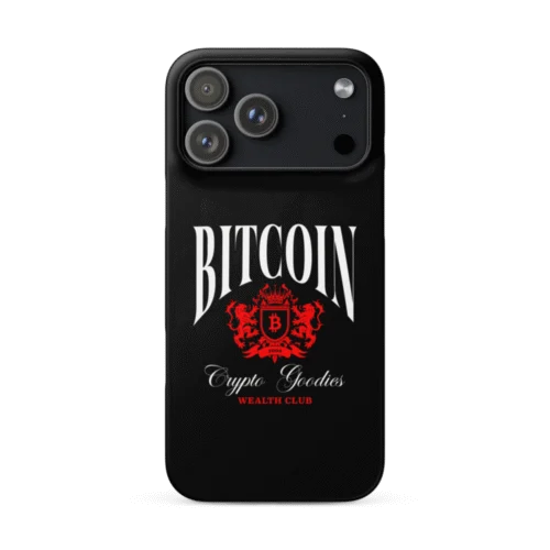 Bitcoin: Crypto Goodies Wealth Club Snap Case for iPhone®