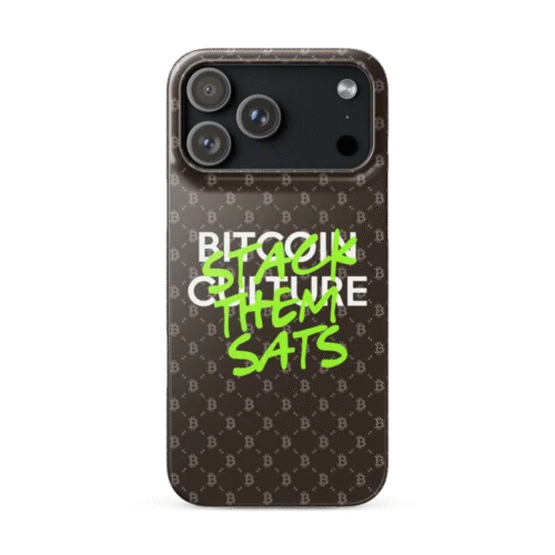 Bitcoin Culture Fashion Snap case for iPhone®