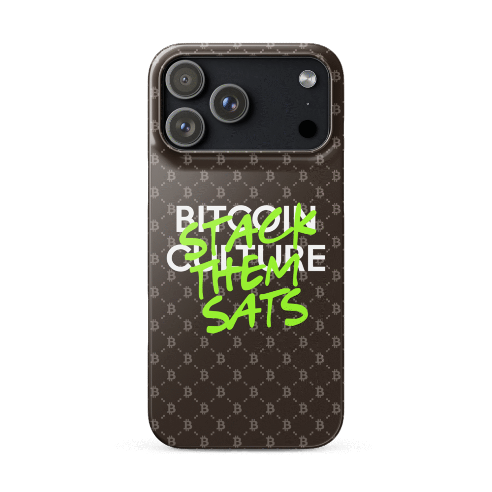 Bitcoin Culture Fashion Snap case for iPhone®