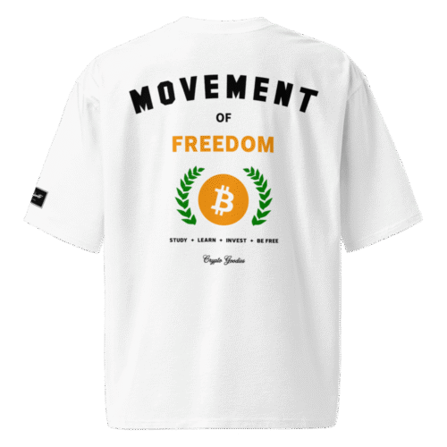 Bitcoin: Movement of Freedom Oversized T-Shirt