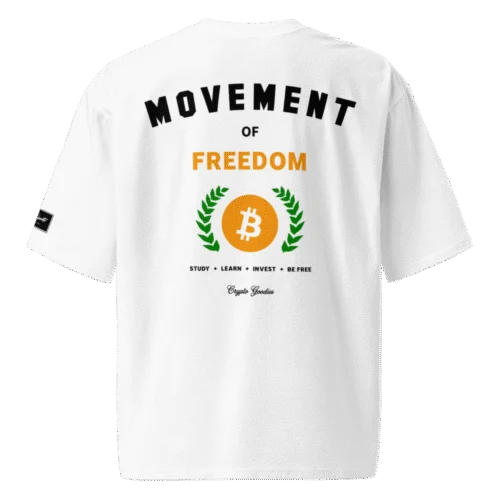 Bitcoin: Movement of Freedom Oversized T-Shirt