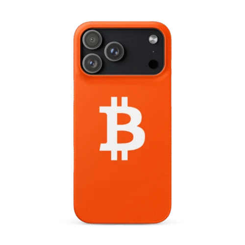 Bitcoin Orange Snap case for iPhone®