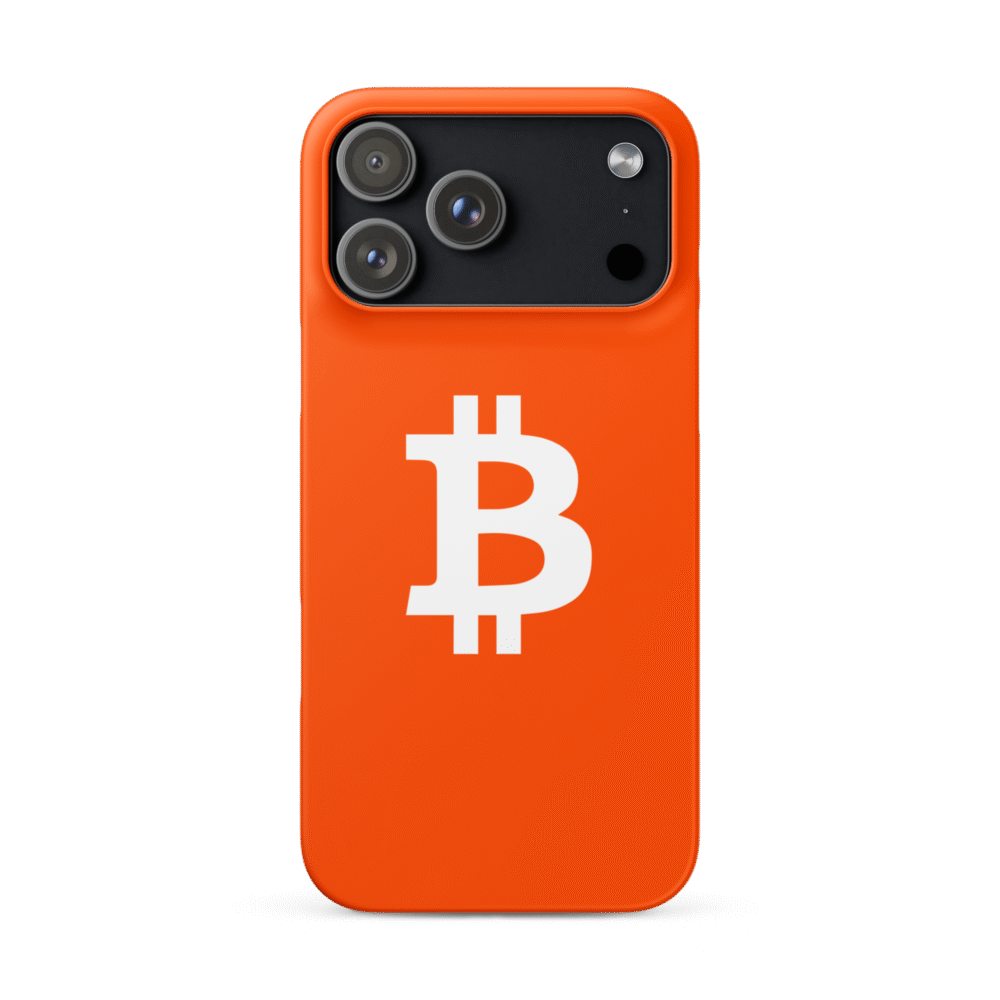 Bitcoin Orange Snap case for iPhone®