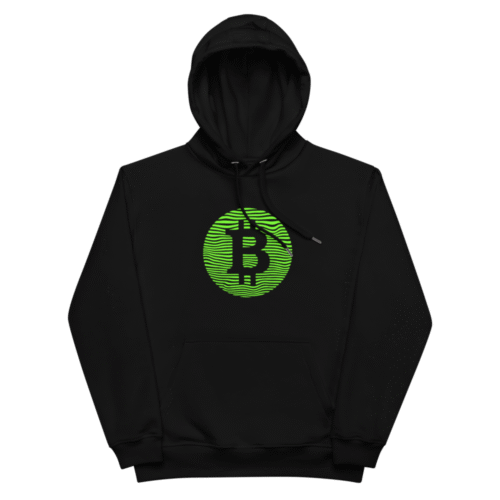 Bitcoin Wavy Premium Hoodie