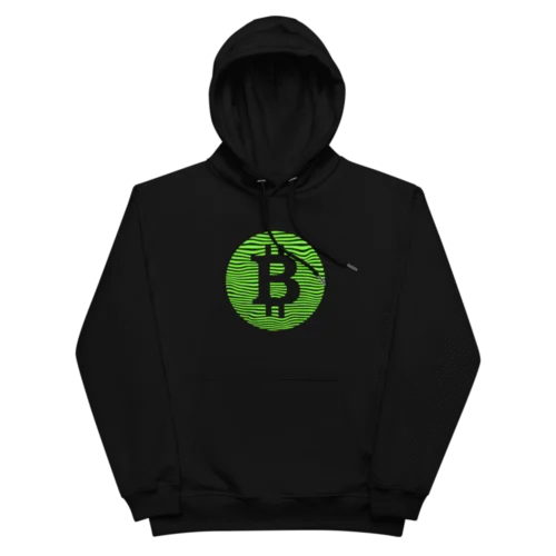 Bitcoin Wavy Premium Hoodie