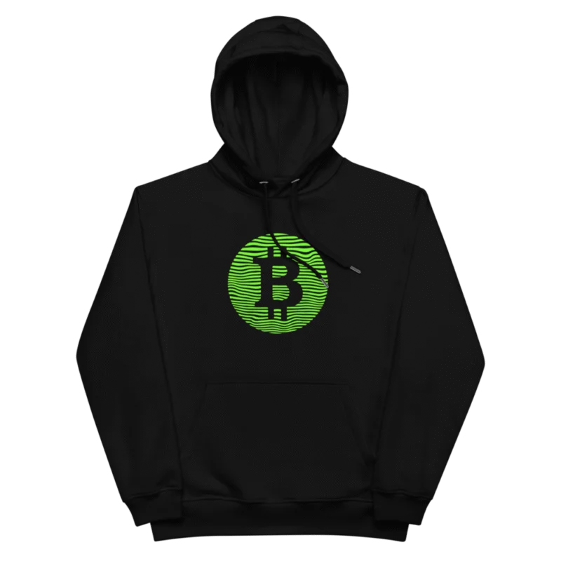Bitcoin Wavy Premium Hoodie