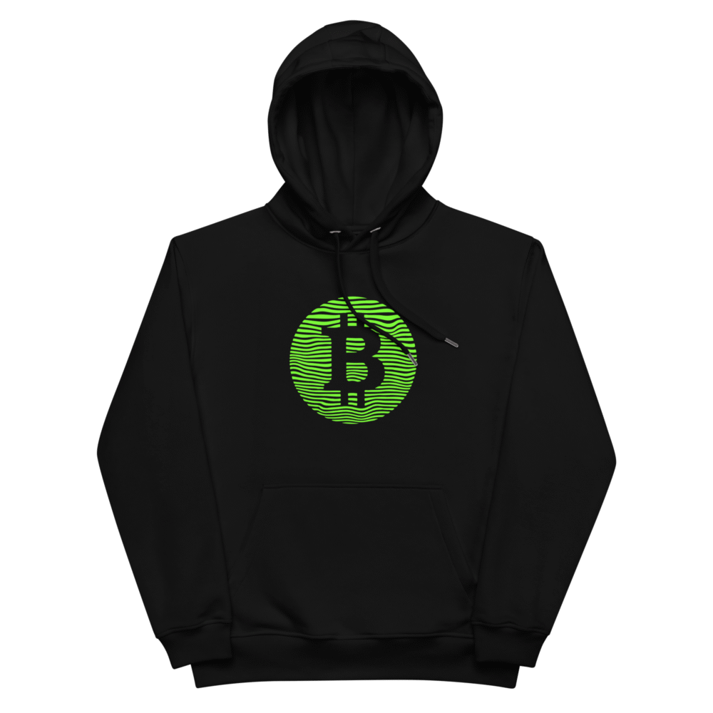 Bitcoin Wavy Premium Hoodie