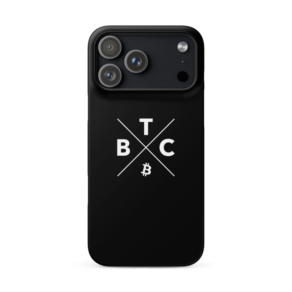 BTC Cross Snap case for iPhone®
