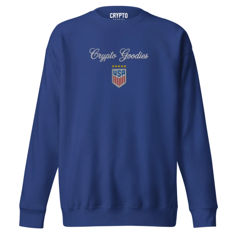 Crypto Goodies USA Premium Sweatshirt