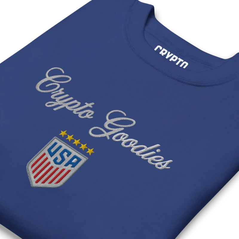 Crypto Goodies Usa Premium Sweatshirt
