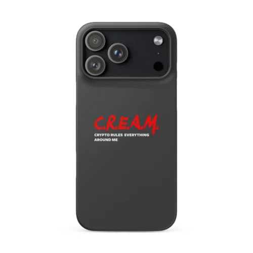 Crypto Rules Everything Around Me Snap case for iPhone®