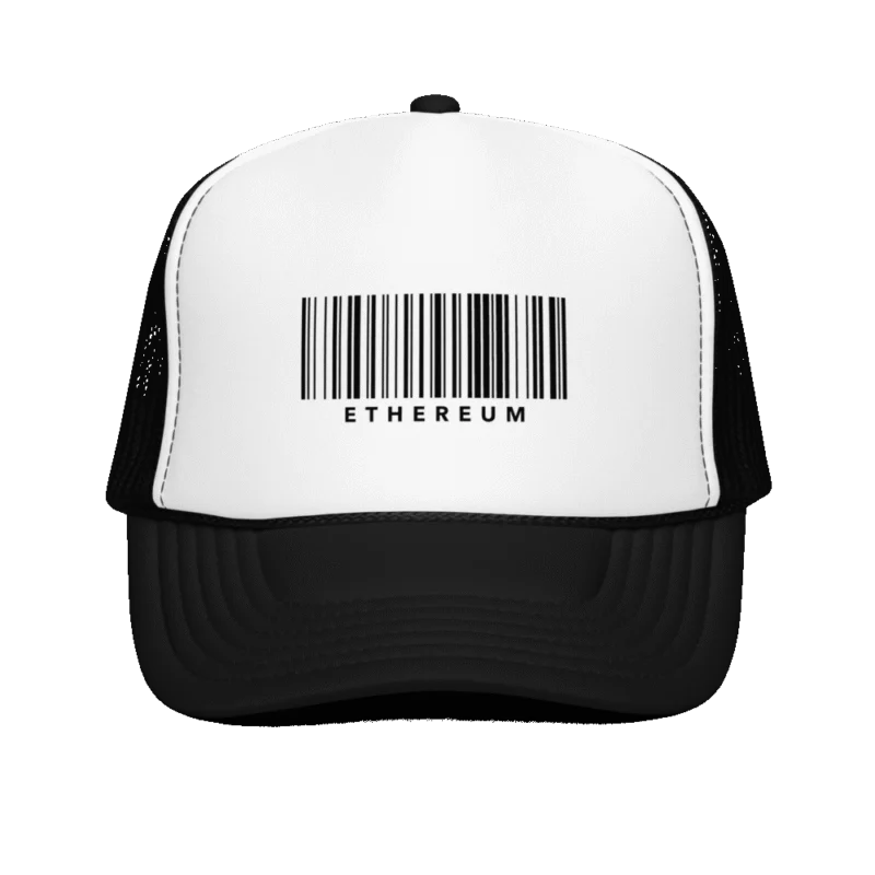 Ethereum Barcode Foam Trucker Hat