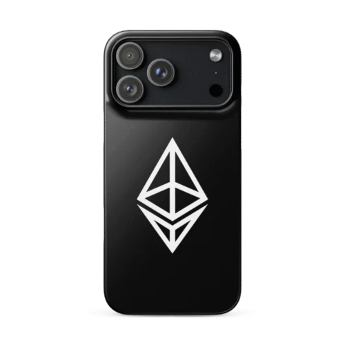 Ethereum Outline Logo Snap case for iPhone®