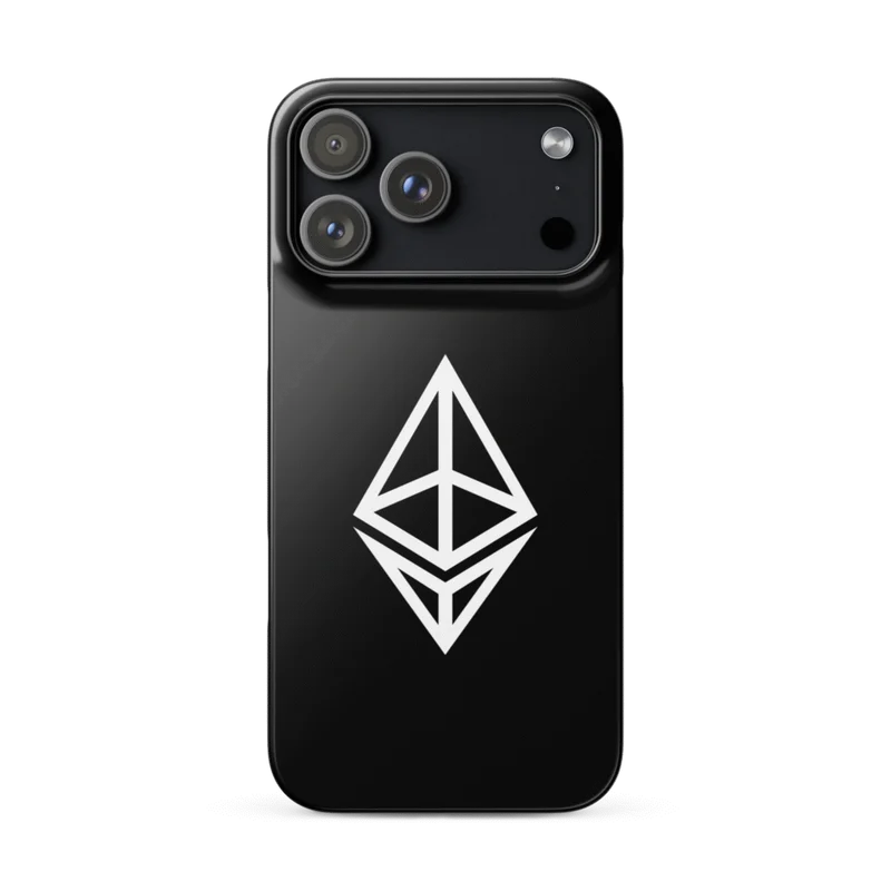 Ethereum Outline Logo Snap case for iPhone®