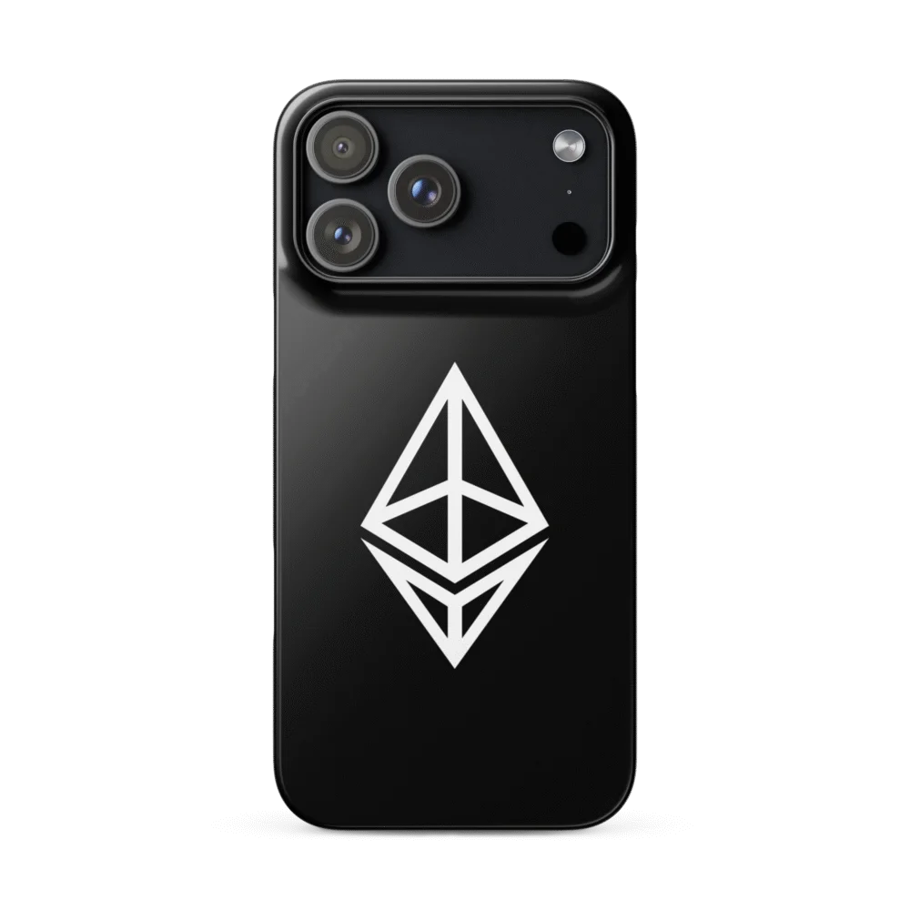 Ethereum Outline Logo Snap case for iPhone®