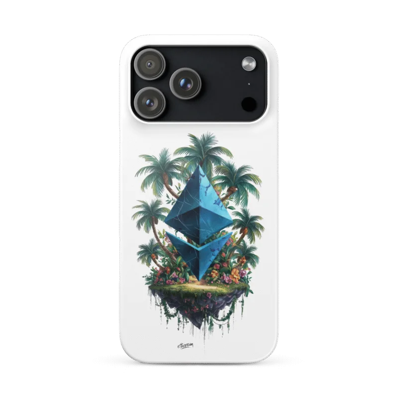 Ethereum Tropical Island Snap Case for iPhone®