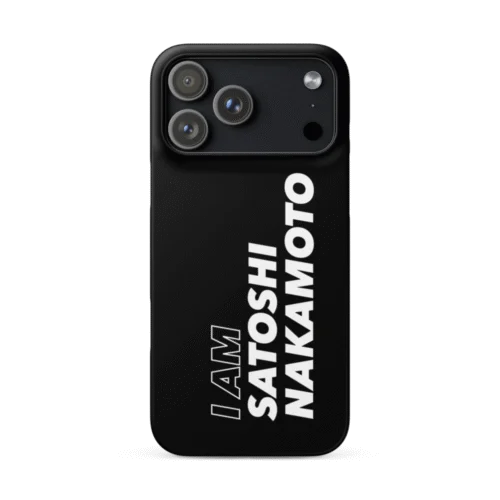 I AM SATOSHI NAKAMOTO Snap case for iPhone®