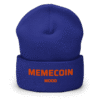 Memecoin Mood Cuffed Beanie