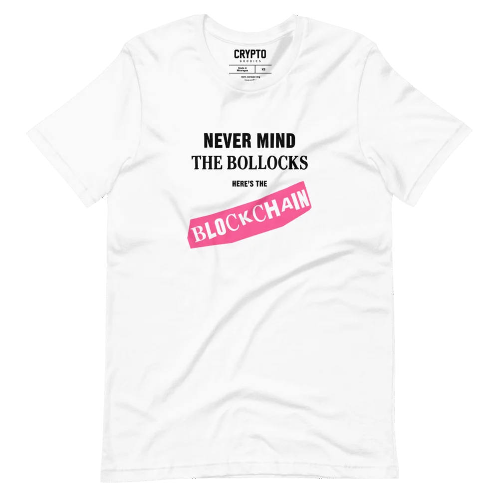Nevermind The Bollocks: Here’s The Blockchain T-Shirt