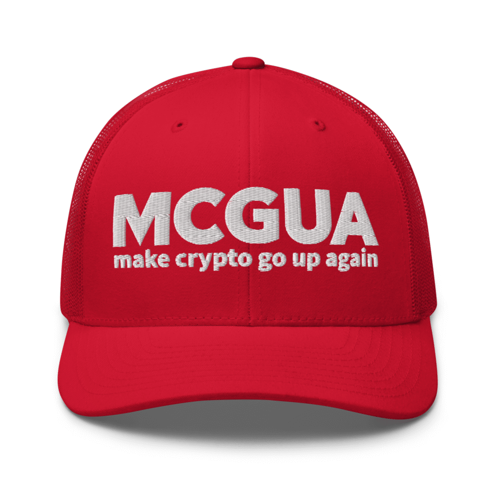 Mcgua Trucker Cap - Retro Trucker Hat Red Front 68B71Dfe7E9A8