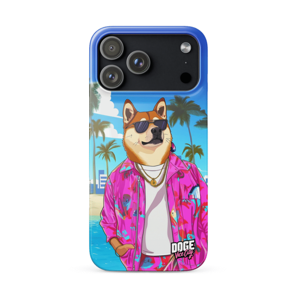 Doge: Vice City Ii Snap Case For Iphone® - Snap Case For Iphone Glossy Iphone 17 Pro Max Front 68Ceb730691F3