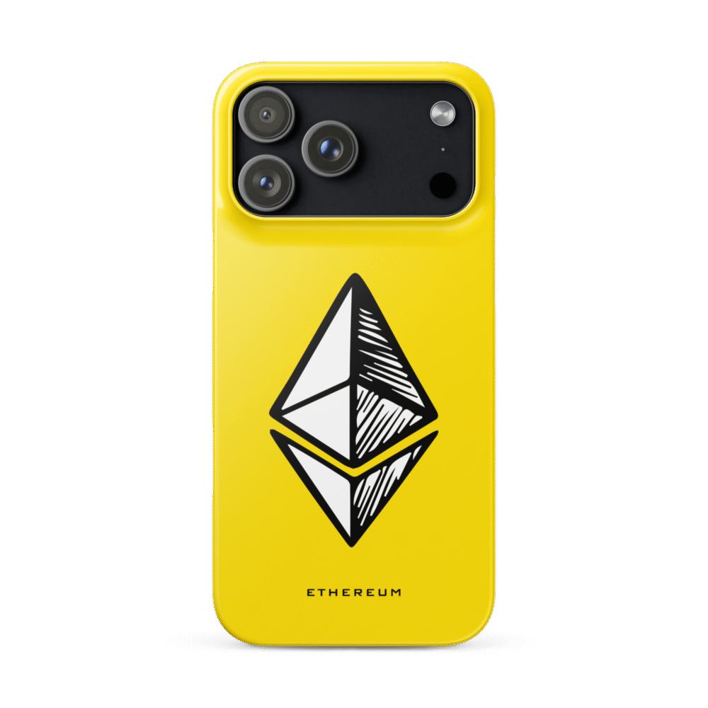 Ethereum Doodle Style Logo Snap Case For Iphone® - Snap Case For Iphone Glossy Iphone 17 Pro Max Front 68Cebb6029B9B