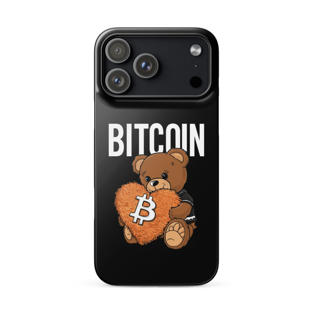Bitcoin Teddy Bear Snap Case For Iphone® - Snap Case For Iphone Glossy Iphone 17 Pro Max Front 68Cecce1C067B