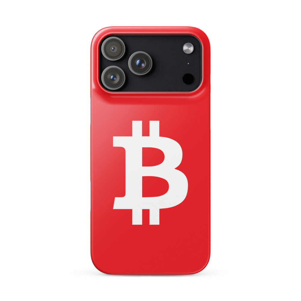 Bitcoin (Red) Snap Case For Iphone® - Snap Case For Iphone Glossy Iphone 17 Pro Max Front 68Cecdccc53A6