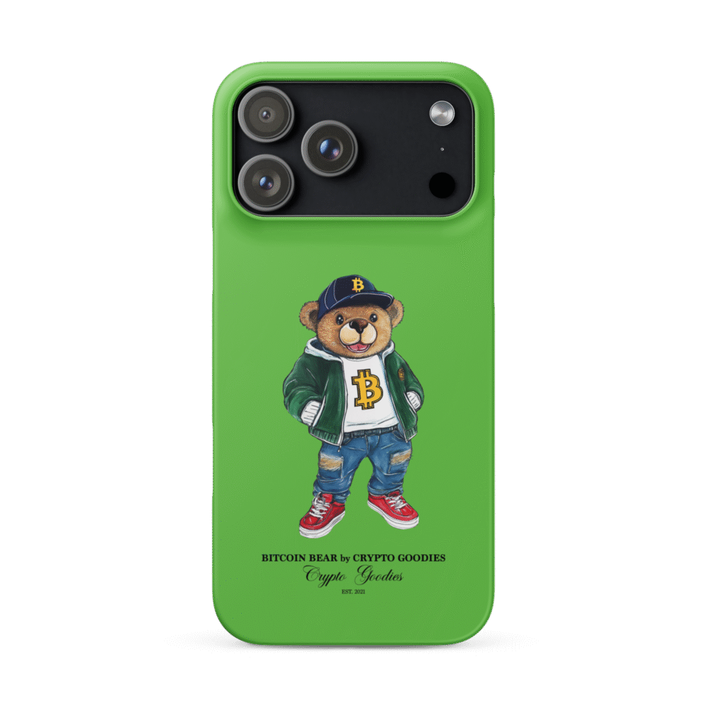Bitcoin Bear By Crypto Goodies Snap Case For Iphone® - Snap Case For Iphone Matte Iphone 17 Pro Max Front 68Ceb05C3Be5E