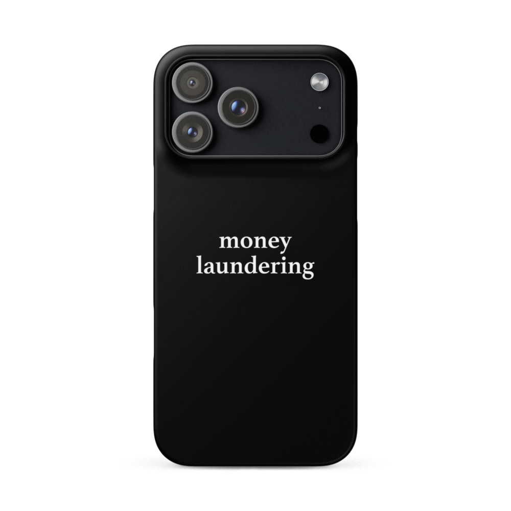 Money Laundering Snap Case For Iphone® - Snap Case For Iphone Matte Iphone 17 Pro Max Front 68Cebf5F94A64