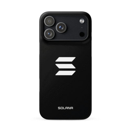 Solana Black Snap case for iPhone®
