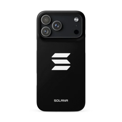 Solana Black Snap case for iPhone®