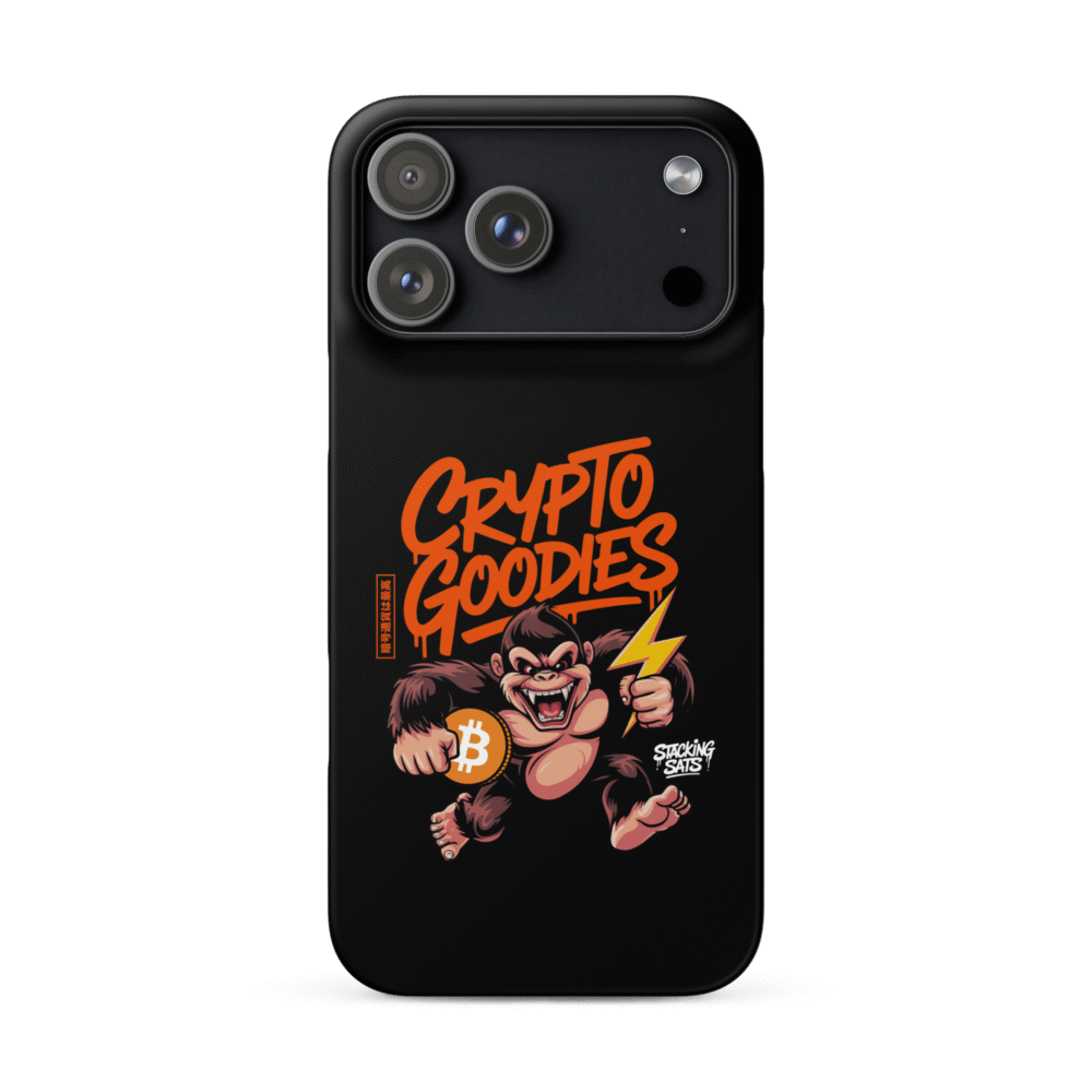 Stacking Sats x Crypto Goodies Snap Case for iPhone®