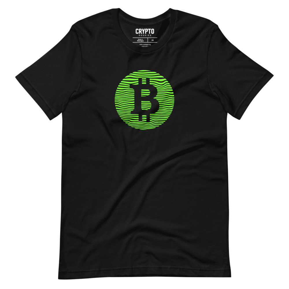 unisex staple t shirt black front 68b887c86939a - Bitcoin Wavy T-Shirt