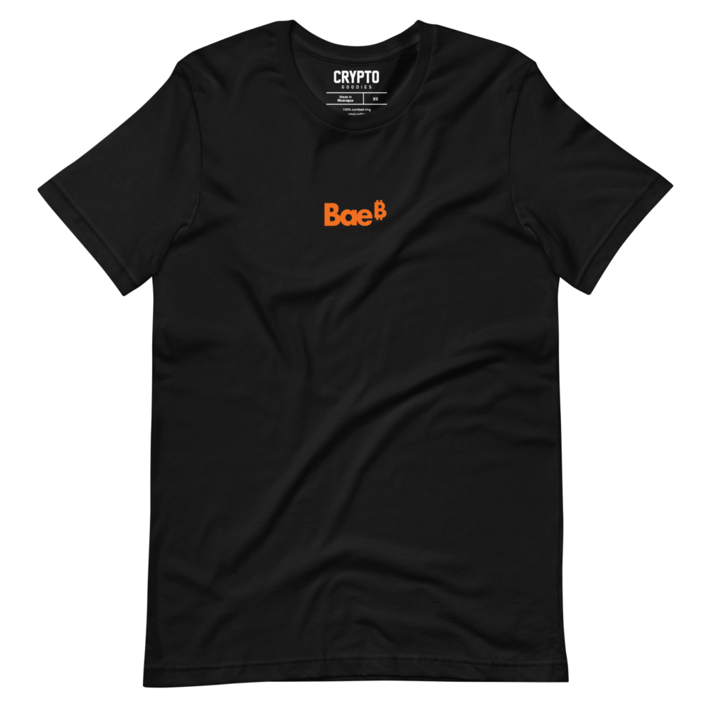 Bae₿ T-Shirt - Unisex Staple T Shirt Black Front 68C438Abe9C5B