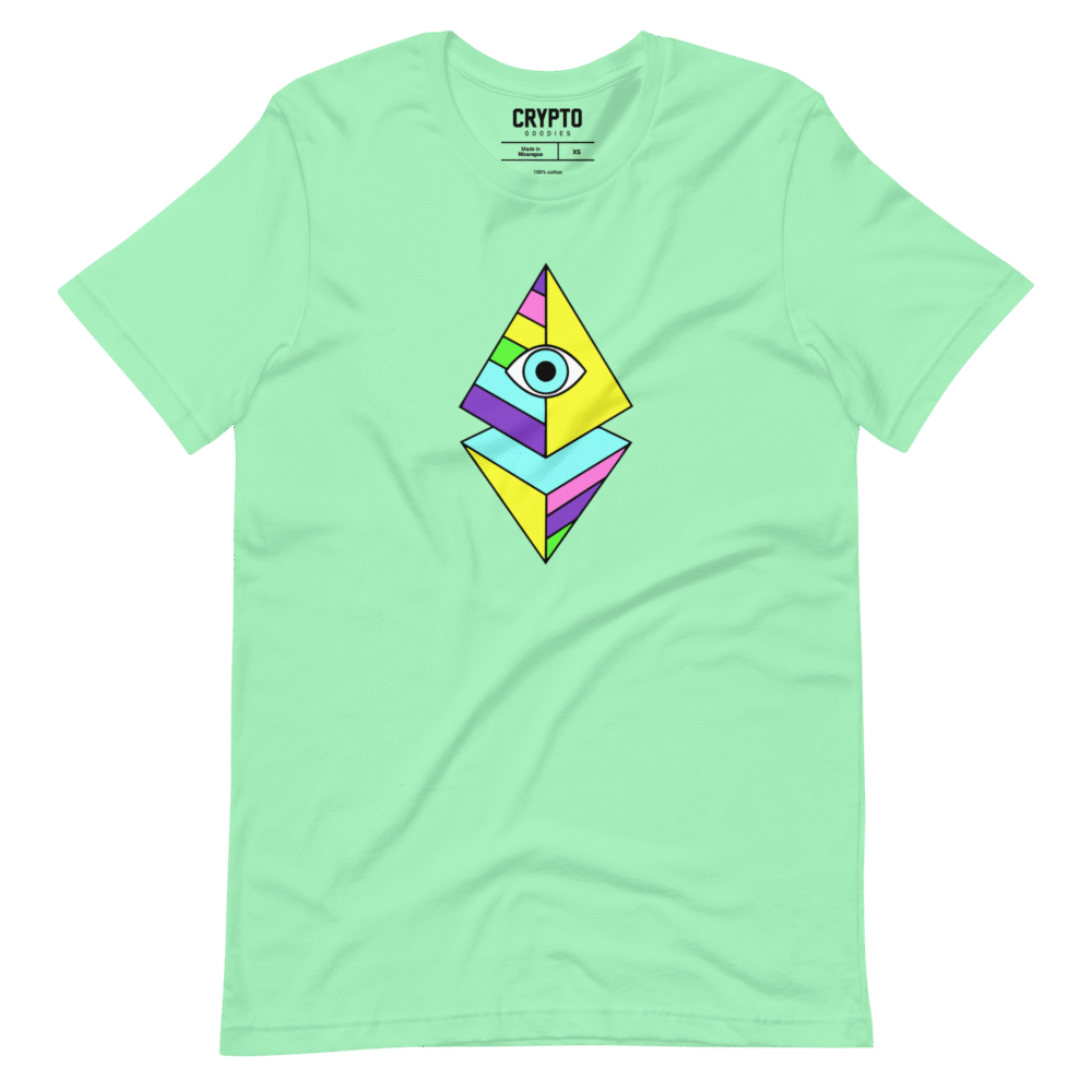 unisex staple t shirt mint front 68b87fc5929ba 1 - Ethereum: The Eye T-Shirt