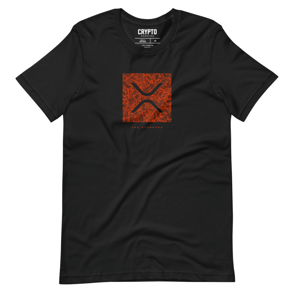 Xrp: The Standard T-Shirt - Unisex Staple T Shirt Vintage Black Front 68Cb1653E4F60