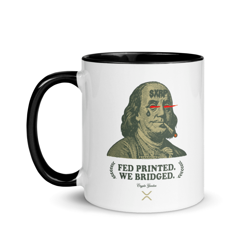 Xrp: Fed Printed. We Bridged. Mug - Image 2