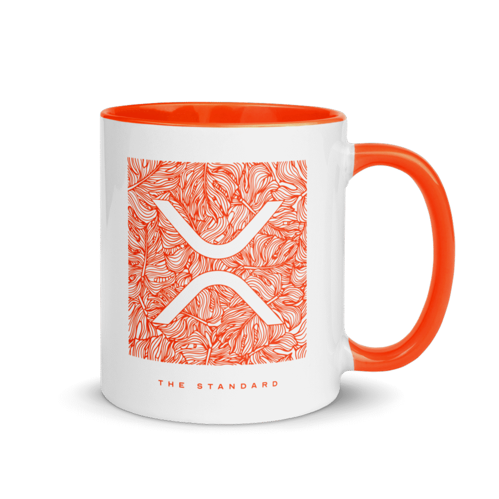 Xrp: The Standard Mug - White Ceramic Mug With Color Inside Orange 11 Oz Right 68Ceebec0F278