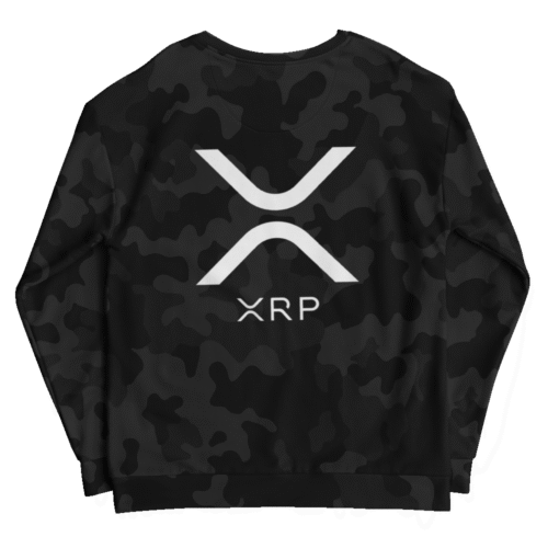 XRP Army x Mission to the Moon Black Camouflage Sweatshirt