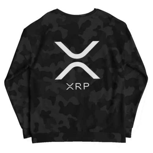 XRP Army x Mission to the Moon Black Camouflage Sweatshirt